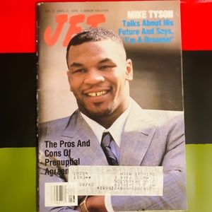 Vintage 1988 Jet Magazine : Mike Tyson Cover